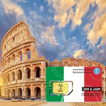 Sim Du Lịch Ý 30 Ngày Tốc Độ Cao (Italy)